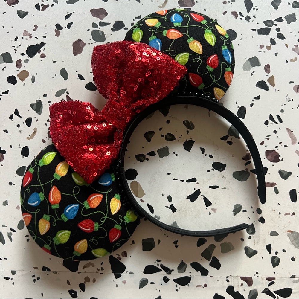 Christmas Light Mouse Ears